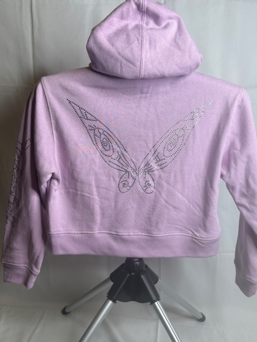 NEW Disney Peter Pan Classics Tinker Bell Girls Zip Up Hoodie Size 12 NWT - Picture 7 of 13